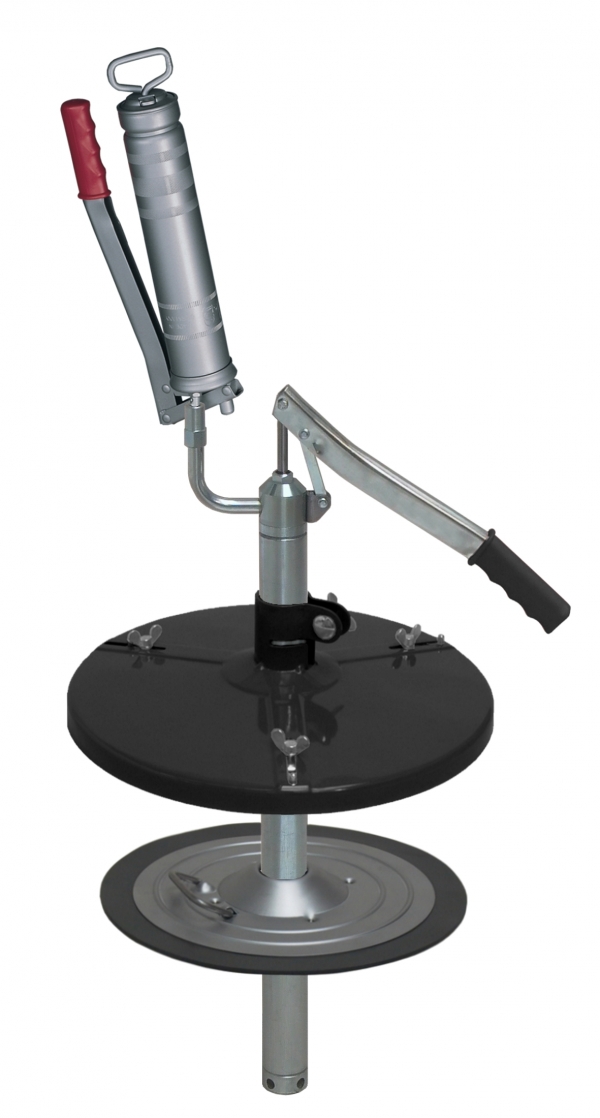 Grease gun filler pump ecoFILL 25-deluxe<br>for 25 kg pails, Inner-&Oslash;  300 - 335 mm
