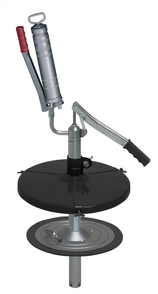 Grease gun filler pump ecoFILL 200-standard<br>for 200 kg drums, Inner-&Oslash; 550 - 590 mm
